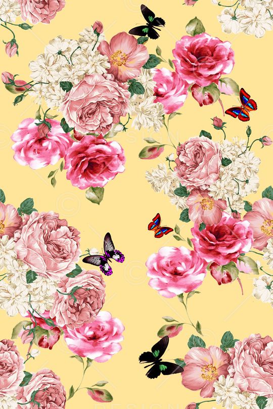 花朵印花华亿平台图片