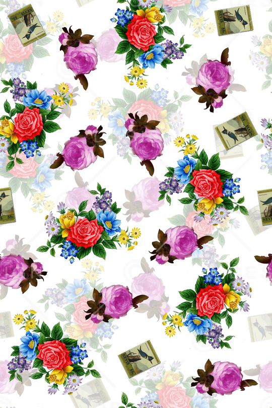 乱花印花华亿平台图片