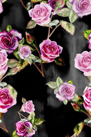 玫瑰印花华亿平台图片