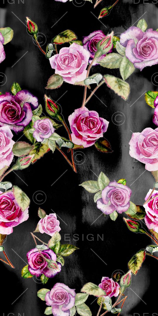 玫瑰印花华亿平台图片