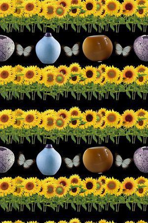 手绘花卉印花华亿平台图片