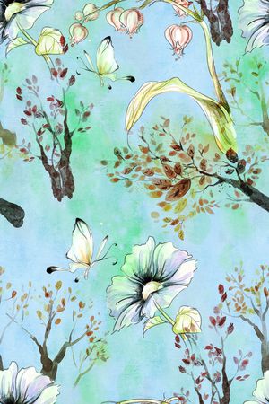 手绘印花华亿平台图片