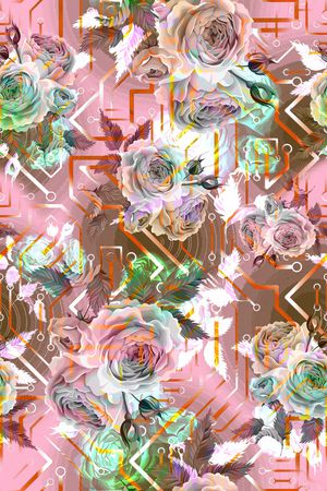 电路板底纹印花华亿平台图片