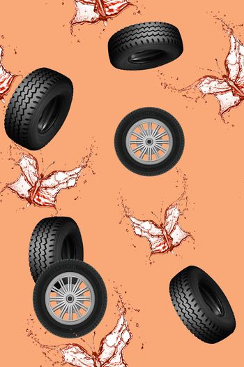 755506-化蝶轮胎拼接