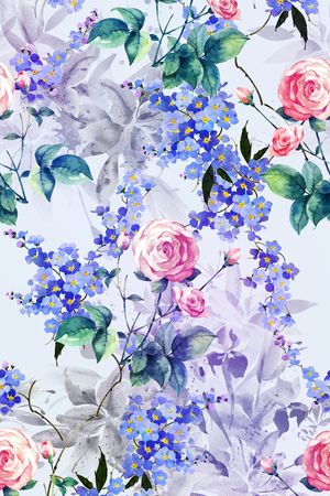 乱花印花华亿平台图片