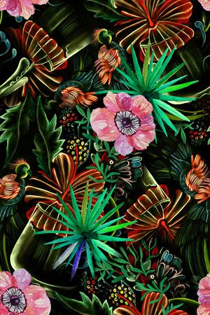 暗黑印花华亿平台图片