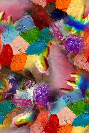 抽象印花华亿平台图片