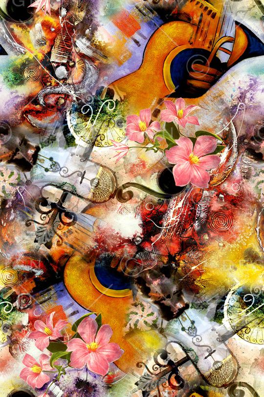 抽象印花华亿平台图片