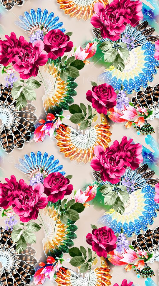 民族风印花华亿平台图片