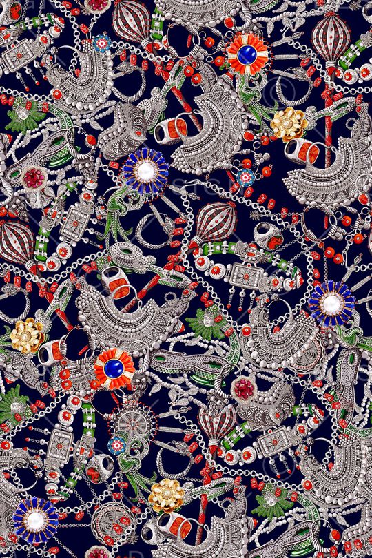 民族风印花华亿平台图片