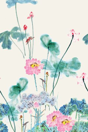 抽象印花华亿平台图片