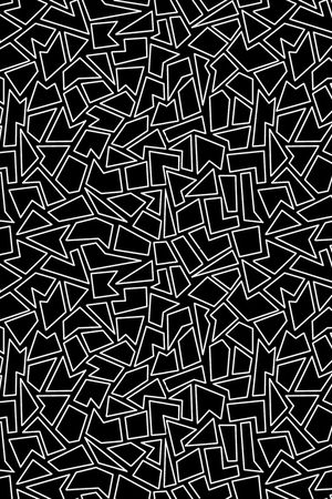 不规则几何印花华亿平台图片