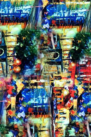 手绘印花华亿平台图片