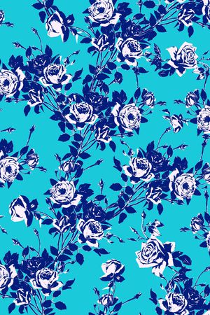 单色花卉印花华亿平台图片