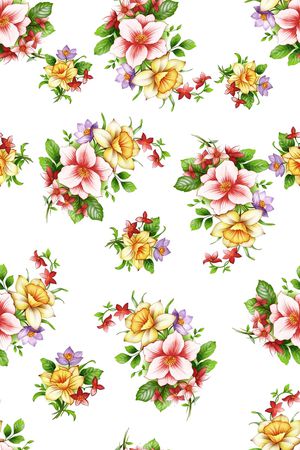 花朵印花华亿平台图片