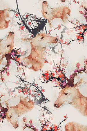 鹿印花华亿平台图片