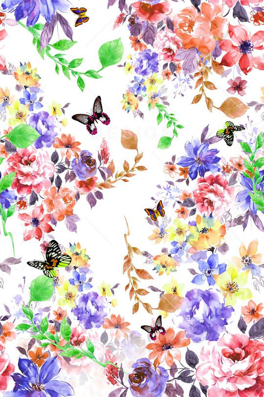 花朵印花华亿平台图片