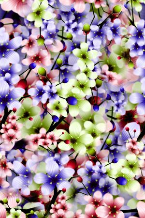 乱花印花华亿平台图片