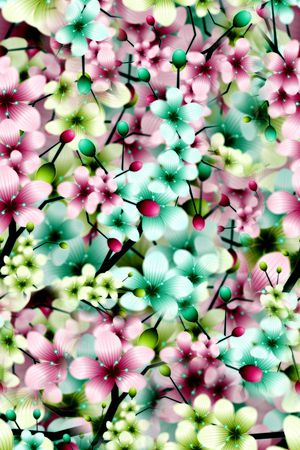 乱花印花华亿平台图片