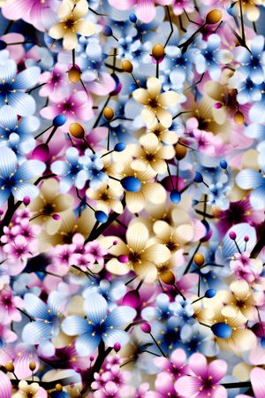 乱花印花华亿平台图片