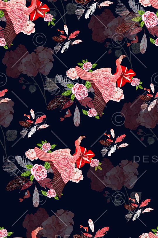 仙鹤印花华亿平台图片