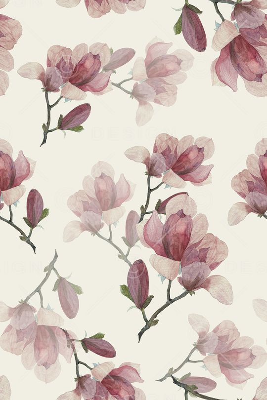 手绘花卉印花华亿平台图片