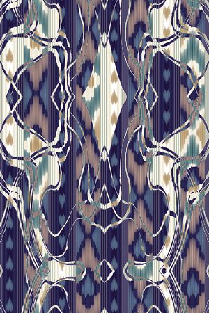 印第安风格印花华亿平台图片