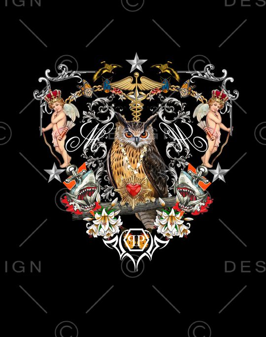 胸花图案印花华亿平台图片