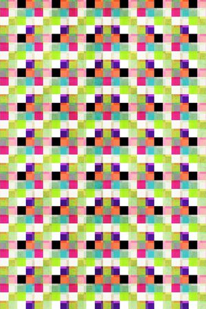 方格印花华亿平台图片