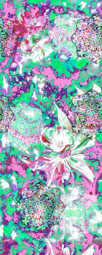 抽象印花华亿平台图片