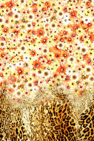 动物纹印花华亿平台图片