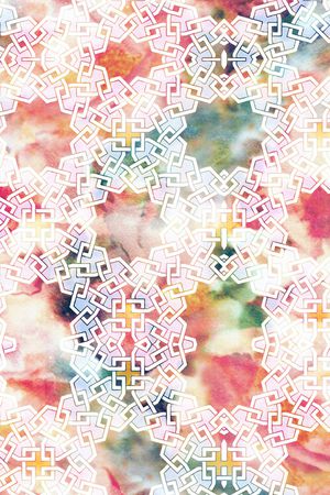 几何印花华亿平台图片