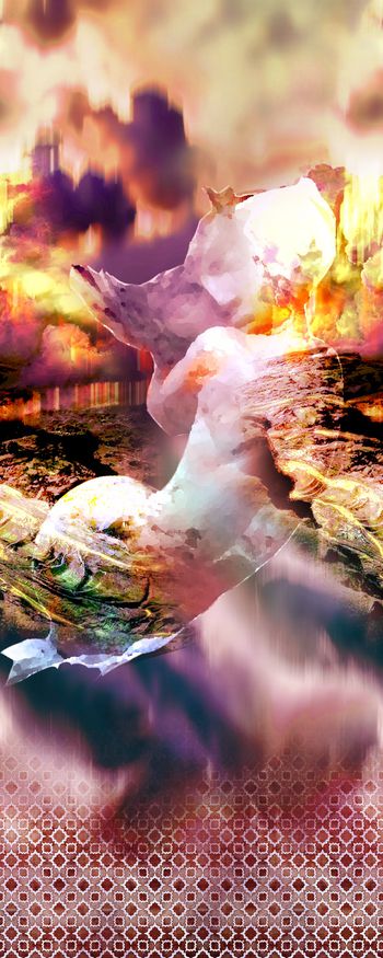 抽象印花华亿平台图片