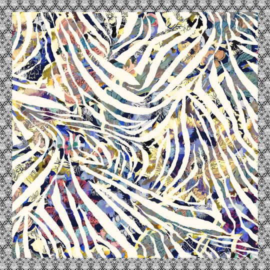 斑马纹印花华亿平台图片