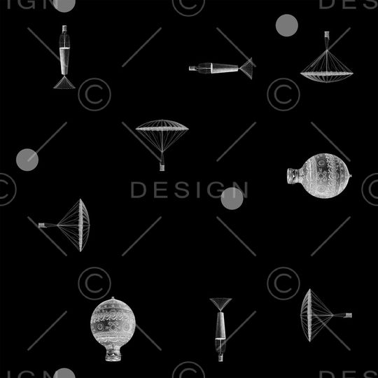 黑底印花华亿平台图片