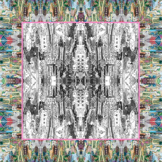 抽象印花华亿平台图片