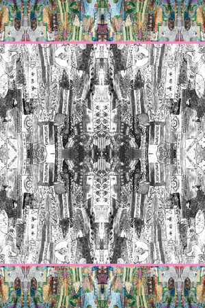 抽象印花华亿平台图片