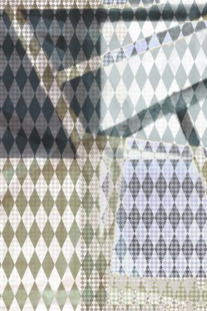 不规则几何印花华亿平台图片