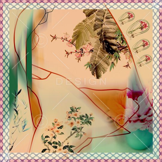 中国风印花华亿平台图片