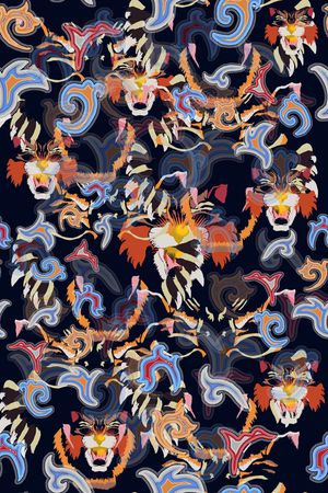 波西米亚印花华亿平台图片