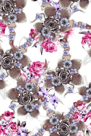 花朵印花华亿平台图片