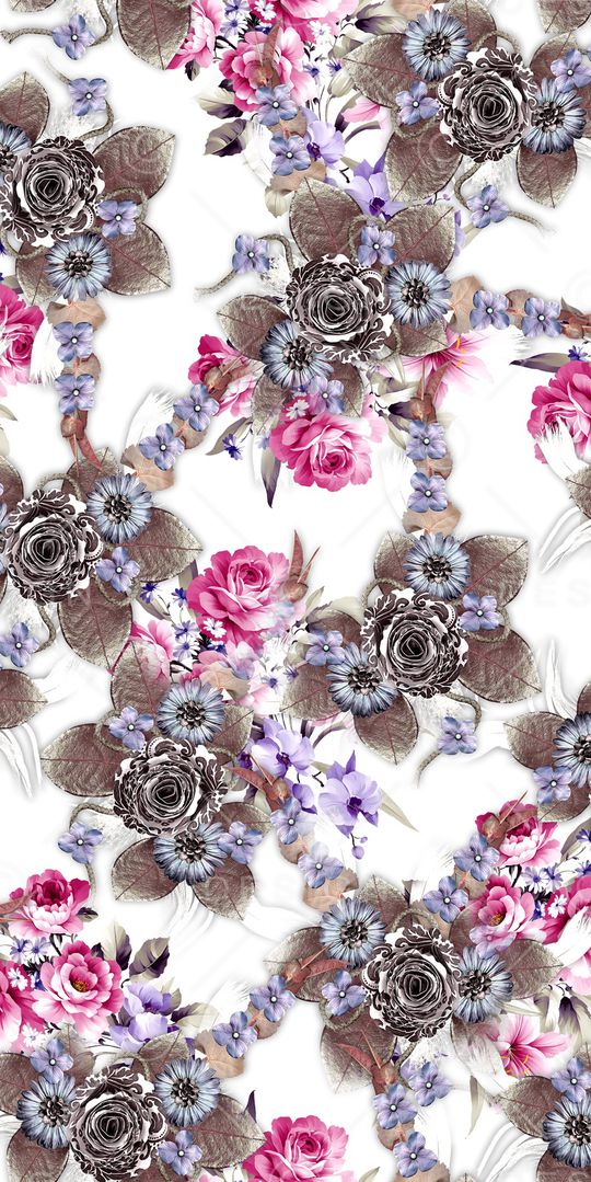 花朵印花华亿平台图片