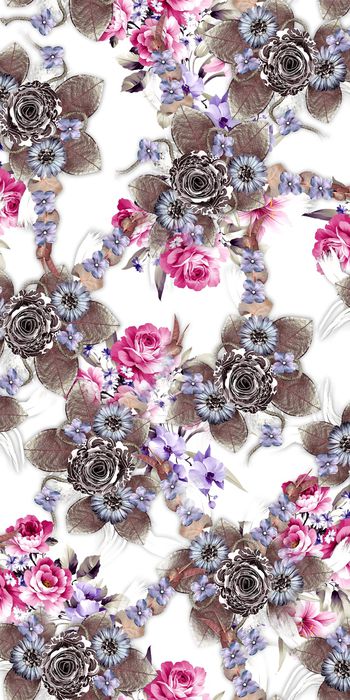 花朵印花华亿平台图片