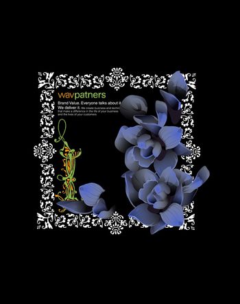 胸花图案印花华亿平台图片