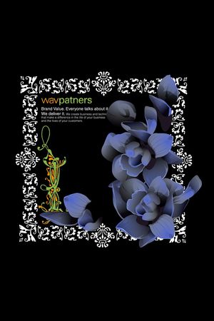 胸花图案印花华亿平台图片