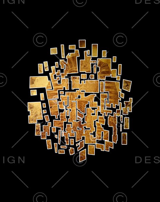 胸花图案印花华亿平台图片