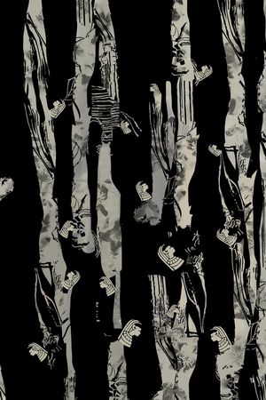 胸花图案印花华亿平台图片