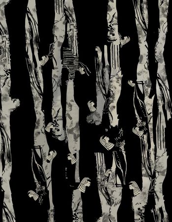 胸花图案印花华亿平台图片