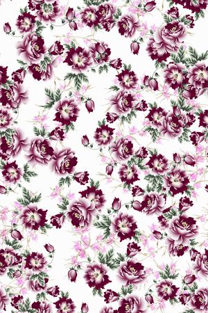 乱花印花华亿平台图片