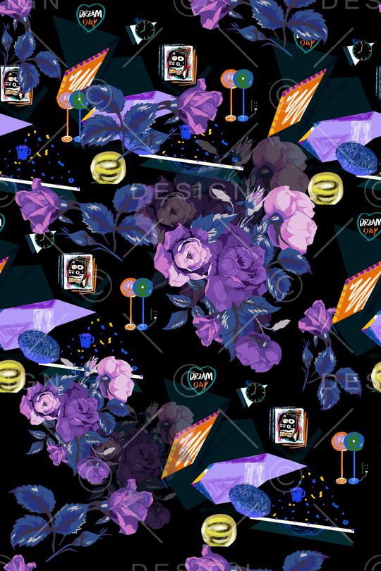 音乐符号印花华亿平台图片